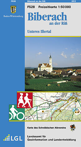 (Land)Karte F528 Biberach an der Riss von Landesamt für Geoinformation und Landentwicklung Baden-Württembe