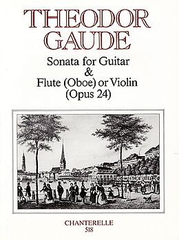 Theodor Gaude Notenblätter Sonata op.24