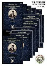 Fernando Sor Notenblätter Collected Guitar Works - Set of 14 Volumes