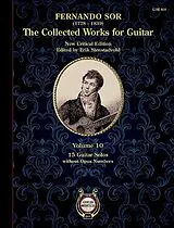 Fernando Sor Notenblätter The Collected Guitar Works vol.10