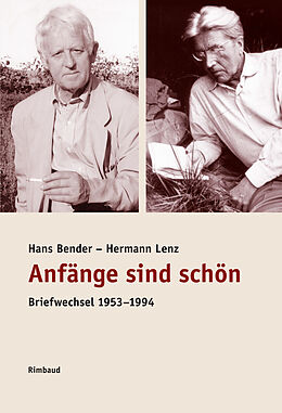 Broschiert Anfänge sind schön von Hans Bender, Hermann Lenz