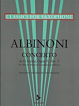 Tomaso Albinoni Notenblätter Concerto d minor op.9,2