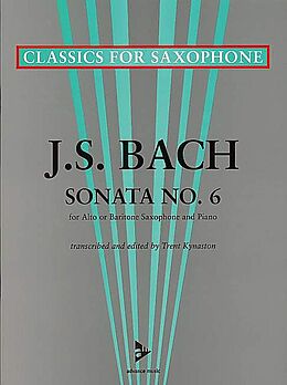 Johann Sebastian Bach Notenblätter Sonata no.6