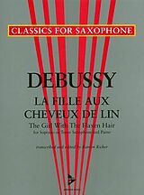 Claude Debussy Notenblätter La fille aux cheveux de lin
