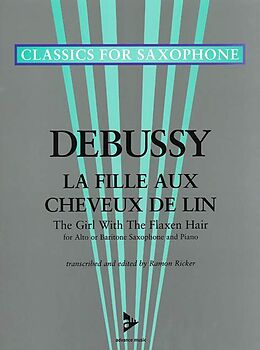 Claude Debussy Notenblätter La fille aux cheveux de lin