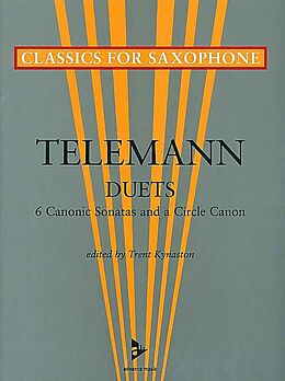 Georg Philipp Telemann Notenblätter 6 Canonic Sonatas and a Circle - Canon