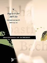 Johann Sebastian Bach Notenblätter Fuge G-Dur BWV541