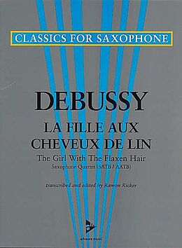 Claude Debussy Notenblätter La fille aux cheveux le lin für