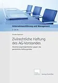 E-Book (pdf) Zivilrechtliche Haftung des AG-Vorstandes von Frauke Bahnsen