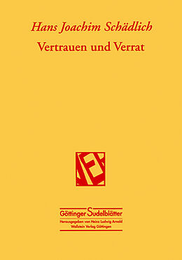 Paperback Vertrauen und Verrat von Hans Joachim Schädlich
