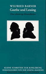 Paperback Goethe und Lessing von Wilfried Barner