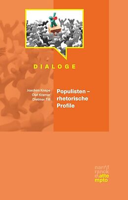 Kartonierter Einband Populisten  rhetorische Profile von Joachim Knape