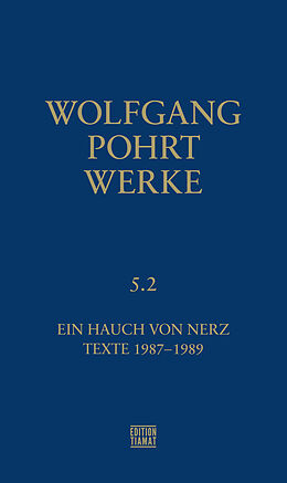 Fester Einband Werke Band 5.2 von Wolfgang Pohrt