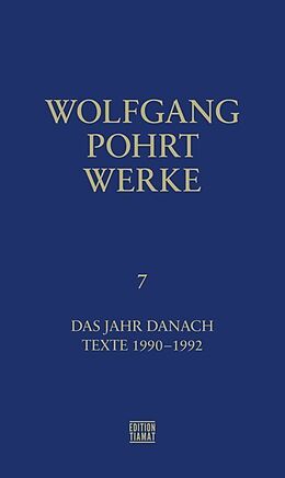 Fester Einband Werke Band 7 von Wolfgang Pohrt