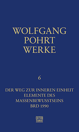 Fester Einband Werke Band 6 von Wolfgang Pohrt