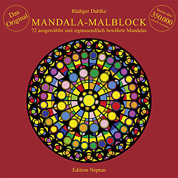Kartonierter Einband Mandala-Malblock von Rüdiger Dahlke