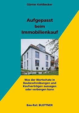 Paperback Aufgepasst beim Immobilienkauf von Günter Kohlbecker