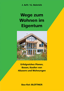 E-Book (epub) Wege zum Wohnen im Eigentum von Joachim Arlt, Gabriele Heinrich