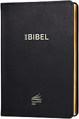 Leder-Einband Schlachter 2000 Bibel - Standardausgabe (Kalbsleder-Ausgabe, flexibler Einband, Goldschnitt, schwarz) von