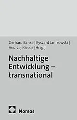Kartonierter Einband Nachhaltige Entwicklung - transnational von 