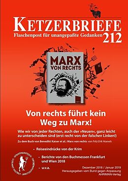 Geheftet (Geh) Von rechts führt kein Weg zu Marx! von Fritz Erik Hoevels, Simone Reißner