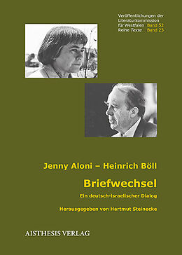 Kartonierter Einband Briefwechsel Jenny Aloni - Heinrich Böll von Jenny Aloni, Heinrich Böll