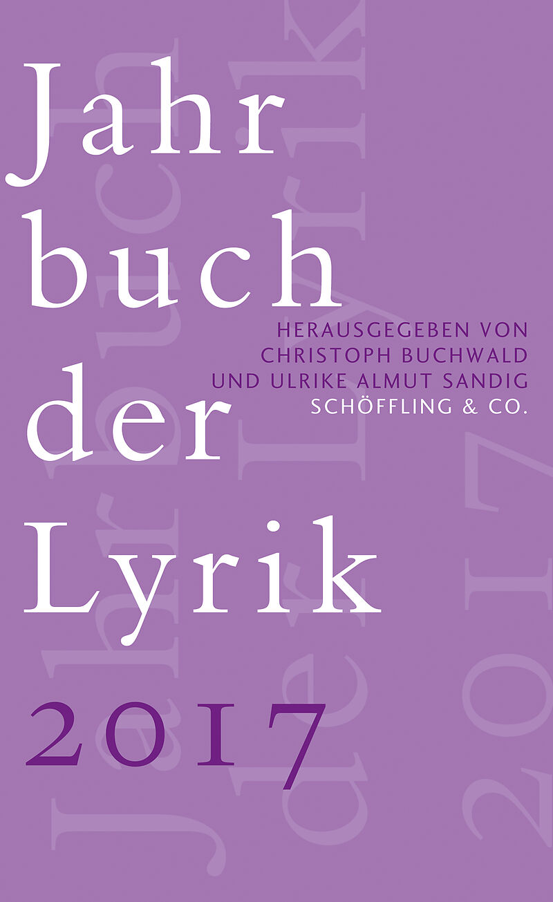 Jahrbuch der Lyrik 2017