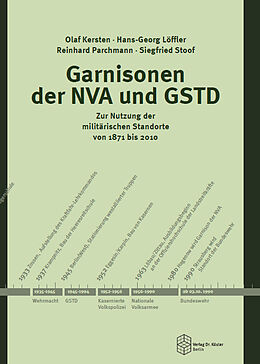 Kartonierter Einband Garnisonen der NVA und GSTD von Olaf Kersten, Hans-Georg Löffler, Reinhard Parchmann