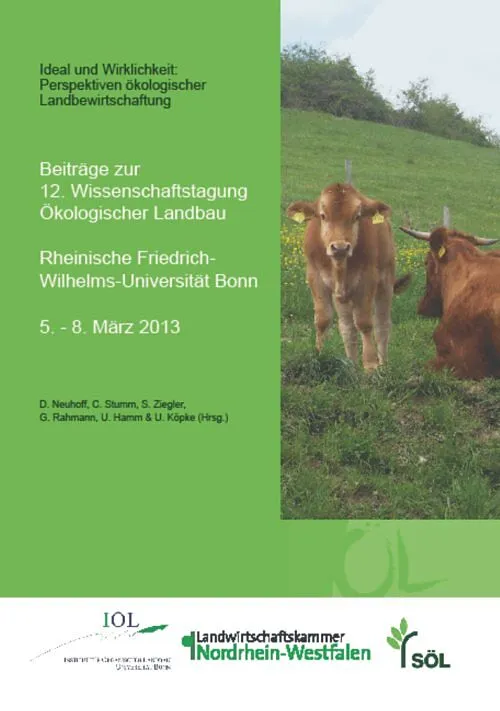 Beiträge zur 12. Wissenschaftstagung Ökologischer Landbau
