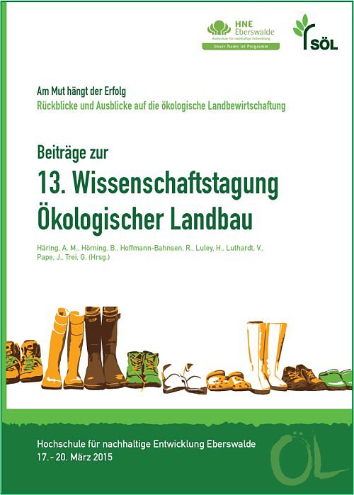 Beiträge zur 13. Wissenschaftstagung Ökologischer Landbau