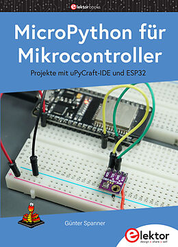 Kartonierter Einband MicroPython fur Mikrocontroller von Günter Spanner