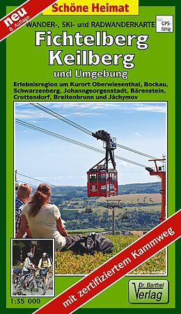 (Land)Karte Wander-, Ski- und Radwanderkarte Fichtelberg /Keilberg und Umgebung von 