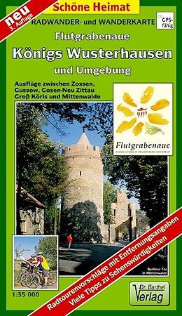 (Land)Karte Radwander- und Wanderkarte Flutgrabenaue, Königs Wusterhausen und Umgebung von 