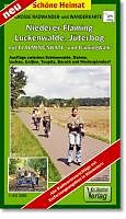 Große Radwander- und Wanderkarte Niederer Fläming, Luckenwalde, Jüterbog mit Flaeming-Skate® und FlämingWalk®