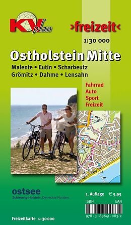 (Land)Karte Ostholstein Mitte (Bad Malente, Eutin, Grömitz, Dahme, Lensahn, Scharbeutz) von Sascha René Tacken