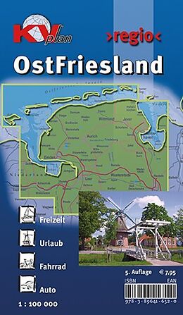(Land)Karte OstFriesland von Sascha René Tacken