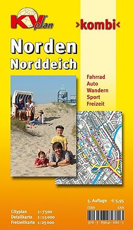 (Land)Karte Norden / Norddeich von Sascha René Tacken