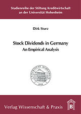 eBook (pdf) Stock Dividends in Germany. de Dirk Sturz