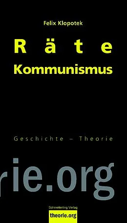 E-Book (epub) Rätekommunismus von Felix Klopotek
