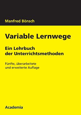 E-Book (pdf) Variable Lernwege von Manfred Bönsch