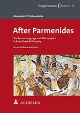 eBook (pdf) After Parmenides de Alexander P. D. Mourelatos