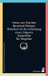 Buch Wahrheit ist die Erfindung eines Lügners von Heinz von Foerster, Bernhard Pörksen