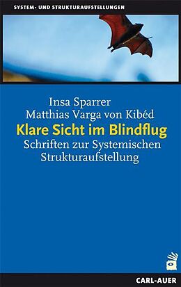 Kartonierter Einband Klare Sicht im Blindflug von Matthias Varga von Kibéd, Insa Sparrer
