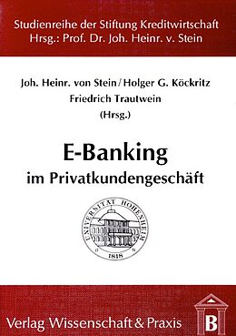 Kartonierter Einband E-Banking im Privatkundengeschäft. von 