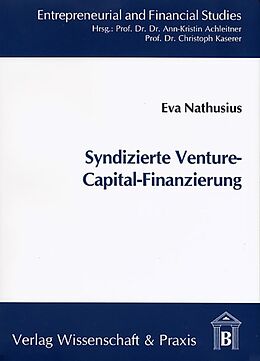 Kartonierter Einband Syndizierte Venture-Capital-Finanzierung. von Eva Nathusius