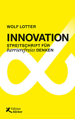 Fester Einband Innovation von Wolf Lotter