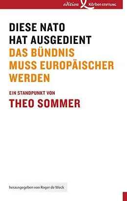 E-Book (pdf) Diese NATO hat ausgedient von Theo Sommer