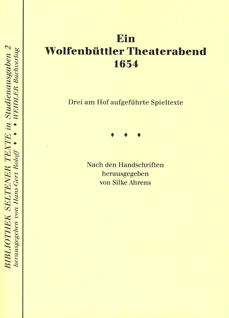 Ein Wolfenbüttler Theaterabend 1654