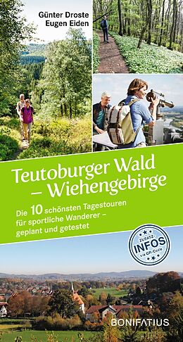 Kartonierter Einband Teutoburger Wald  Wiehengebirge von Günter Droste, Eugen Eiden