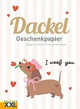 Kartonierter Einband Dackel Geschenkpapier von 
